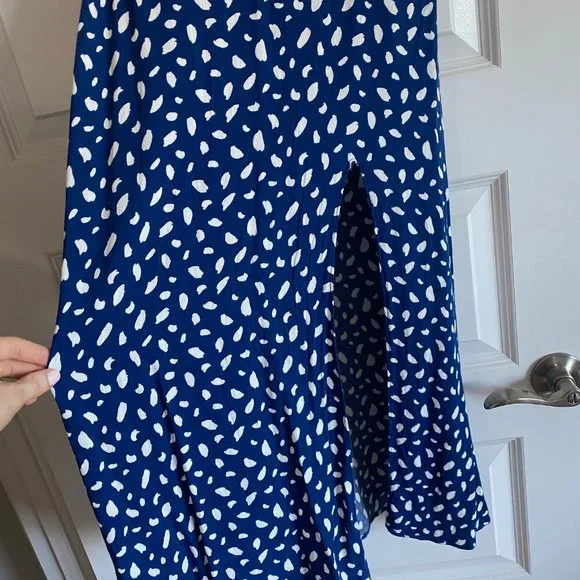 Reformation Crimini Dress - Moray (Blue), Size 8 - Picture 7 of 8